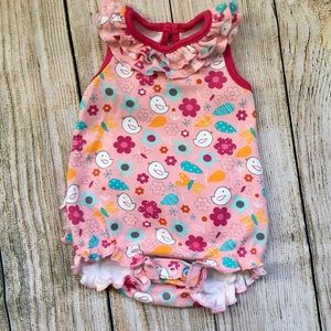 Zutano girls onesie sz6mo
